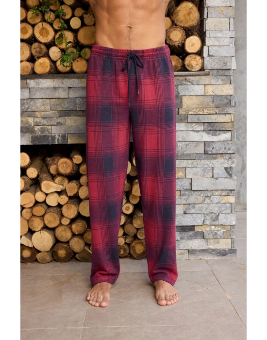 BÜYÜK BEDEN SEÇENEKLİ %100 PAMUK EKOSELİ ERKEK PİJAMA ALTI PANTALON