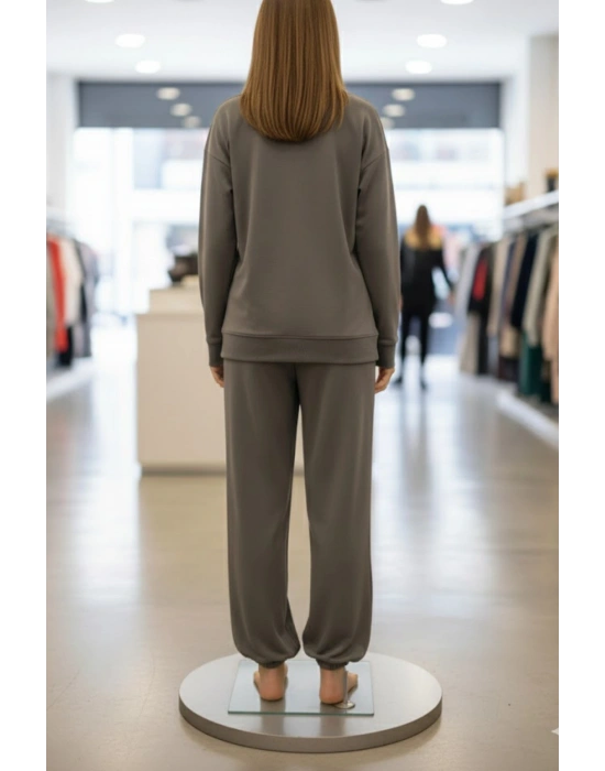 Kadın Yeni Sezon Modal Rahat Yumuşak Günlük Eşofman Takım