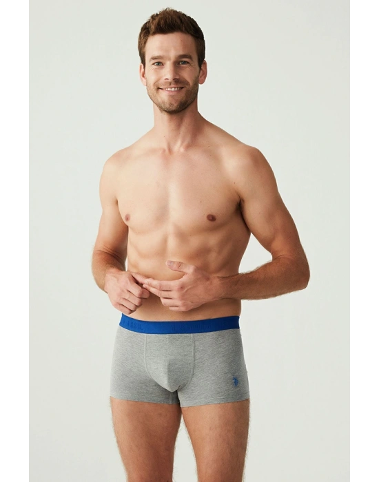 Pamuklu & Likralı, Çok Renkli Erkek 3lü Boxer Set 80170