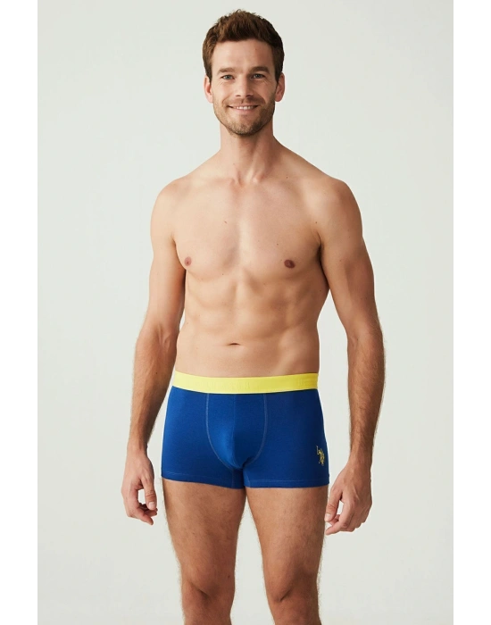 Pamuklu & Likralı, Çok Renkli Erkek 3lü Boxer Set 80170