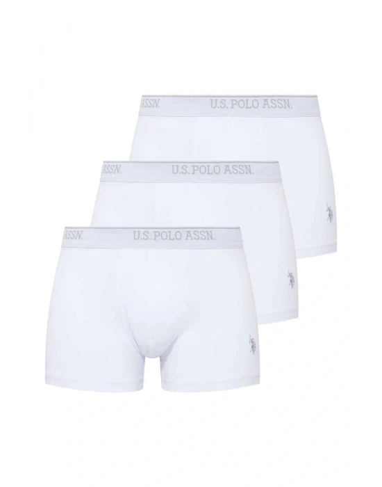 Erkek Beyaz 3 Lü Boxer