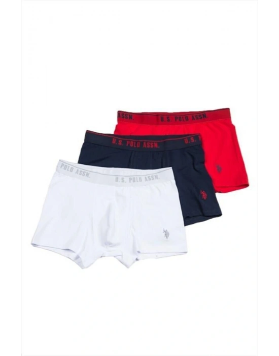 Us Polo Assn U.s. Polo Assn 80097 Erkek Boxer 3lü Paket