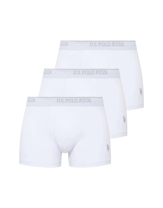 Erkek Beyaz 3 Lü Boxer