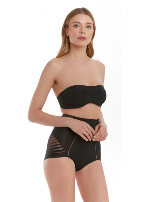 Külot Korse Tüm Gün Giyilebilir Siyah