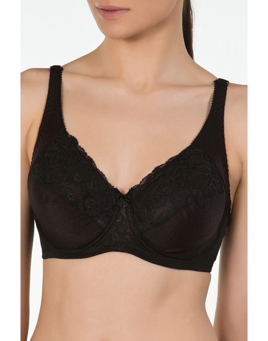 Rosenna Rahat Askılı Toparlayıcı Sütyen Siyah
