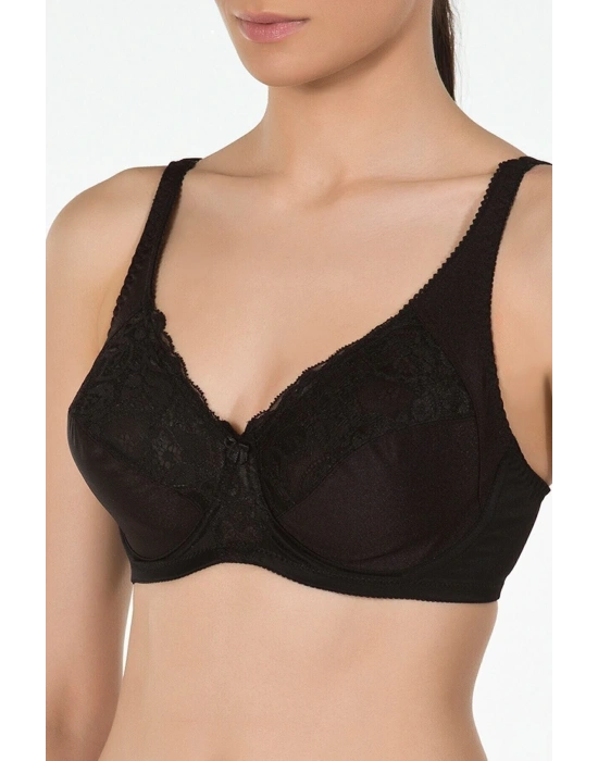 Rosenna Rahat Askılı Toparlayıcı Sütyen Siyah