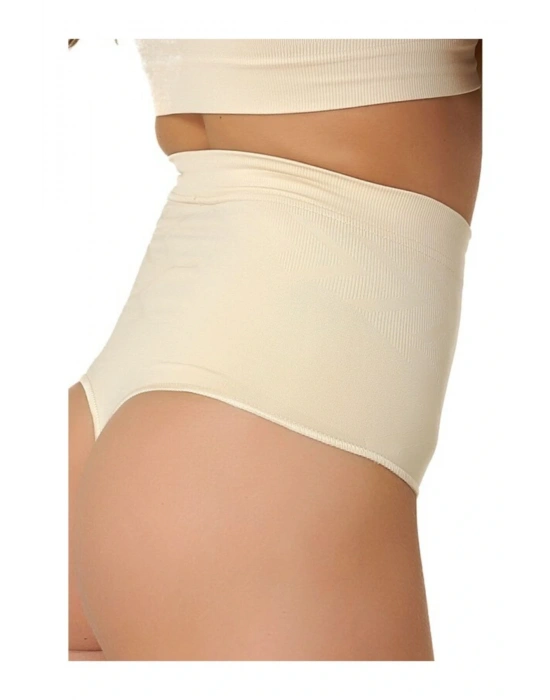 Angel Bel Toplayan Yüksek Bel String Tanga Korse Ten 5013