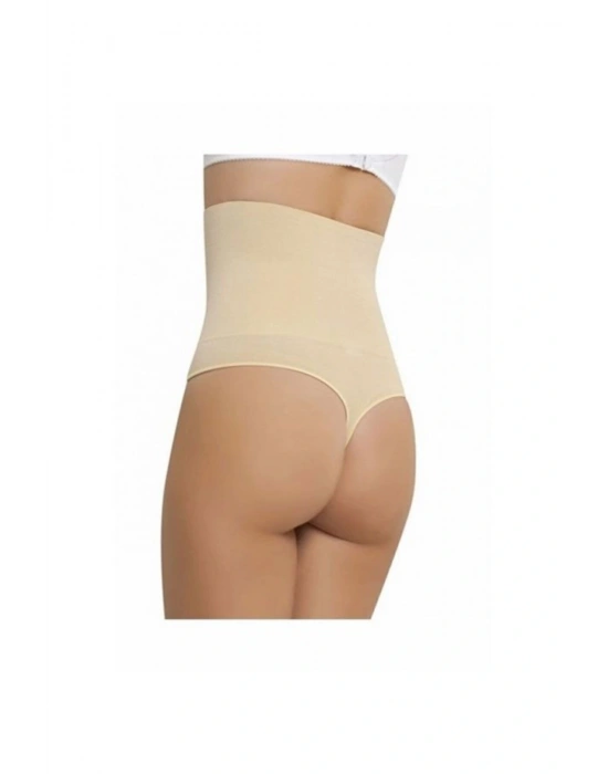 Angel Bel Toplayan Yüksek Bel String Tanga Korse Ten 5013