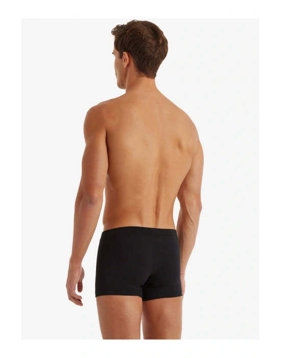 Erkek Modal Elastan Boxer Silver 9310 - Siyah