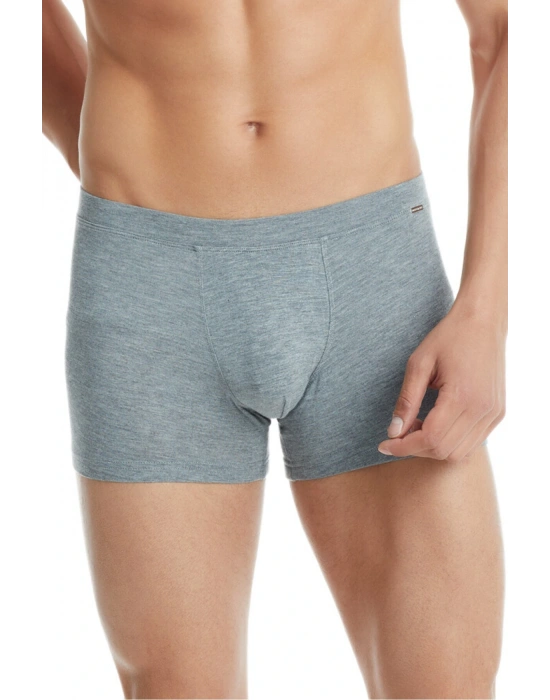 Erkek Modal Elastan Boxer Silver 9310 - Gri Melanj