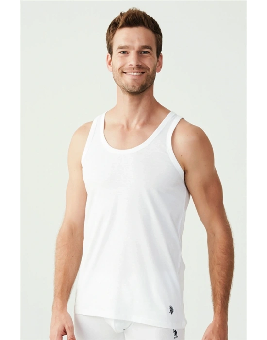 Erkek 80441 Beyaz 2 Li Atlet