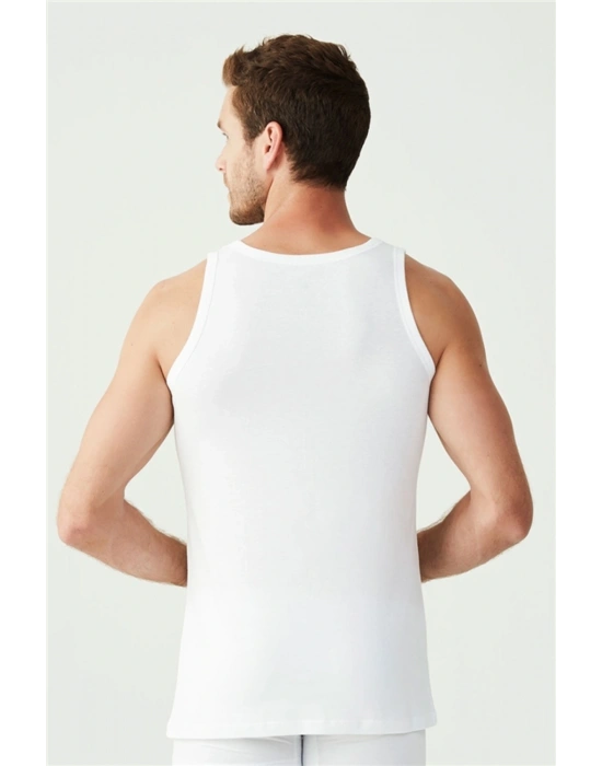 Erkek 80441 Beyaz 2 Li Atlet