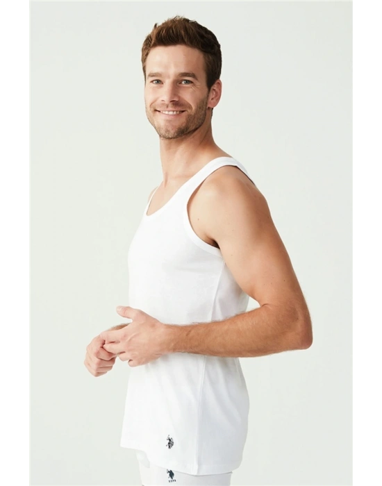 Erkek 80441 Beyaz 2 Li Atlet