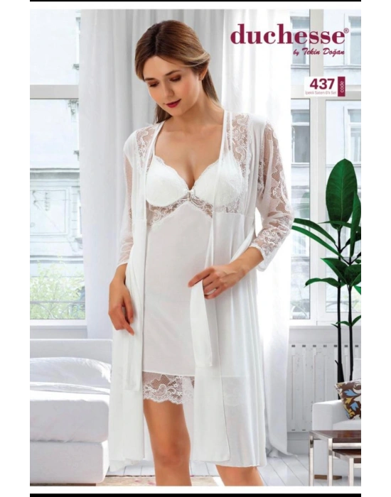 437 Penye Şifon Sabahlıklı 6 Lı Çeyiz Seti