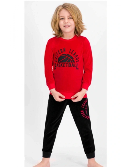 Rolypoly Basketball Kırmızı Erkek Çocuk Eşofman Takımı Rp1898-c