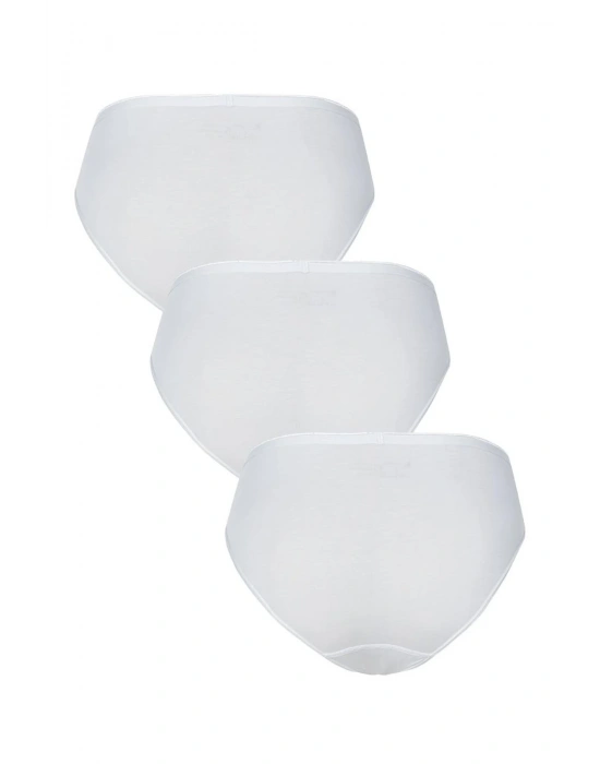 Kadın Slip Külot 3lü Paket Essential 1575 - Beyaz