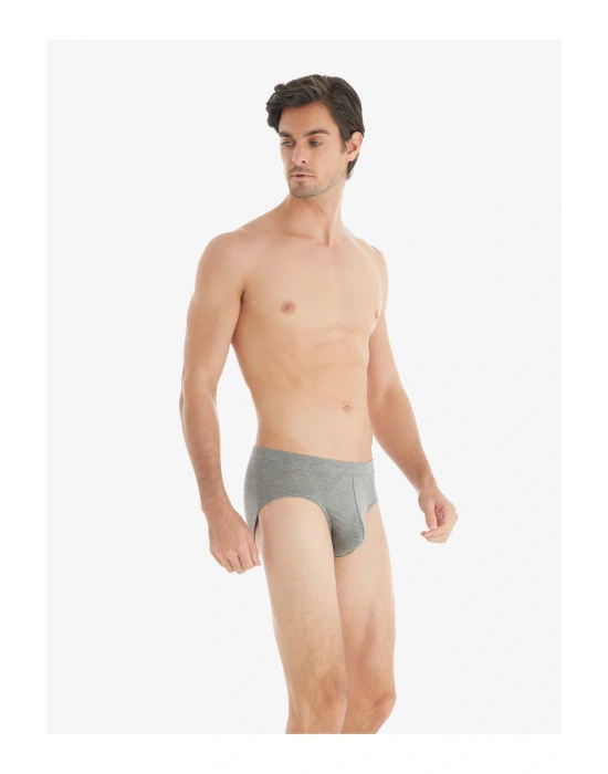 Erkek Slip Külot Silver 9311 - Gri Melanj