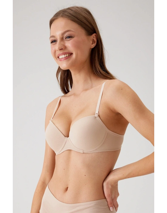 Pierre Cardin Balenli Desteksiz Micro Sütyen Ten 6040