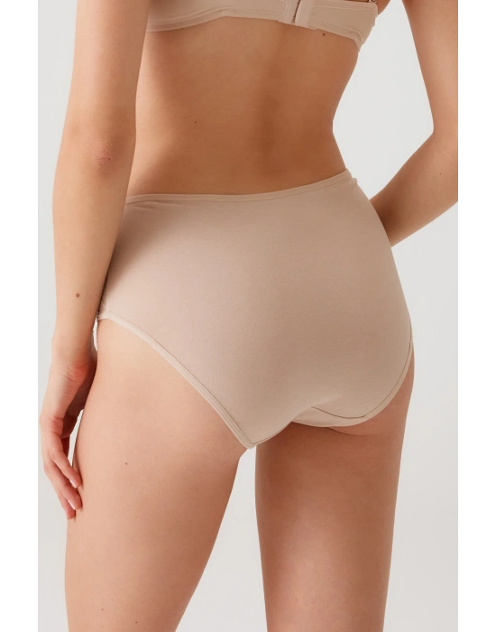 Kadın 3lü Ekonomik Paket Ten 2033 Maxi Cut Pamuklu Basic Külot