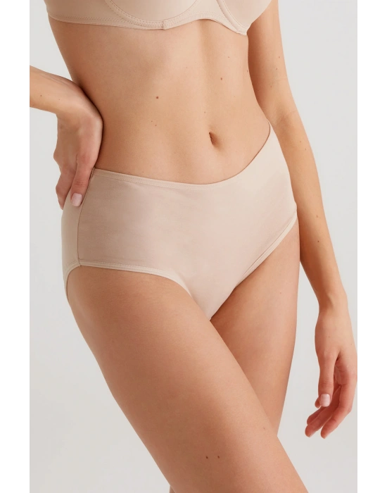 Kadın 3lü Ekonomik Paket Ten 2033 Maxi Cut Pamuklu Basic Külot