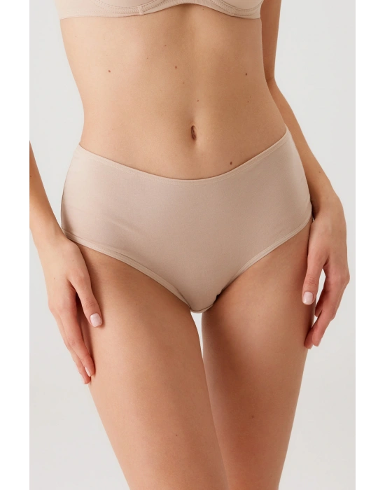 Kadın 3lü Ekonomik Paket Siyah-beyaz-ten 2033 Maxi Cut Pamuklu Basic Külot