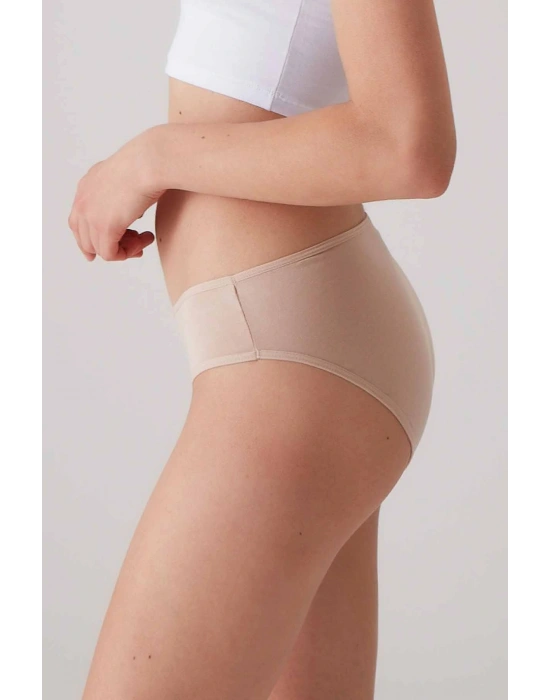 Kadın 5li Ekonomik Paket Ten 2957 No Show Classic Pamuklu Basic Külot
