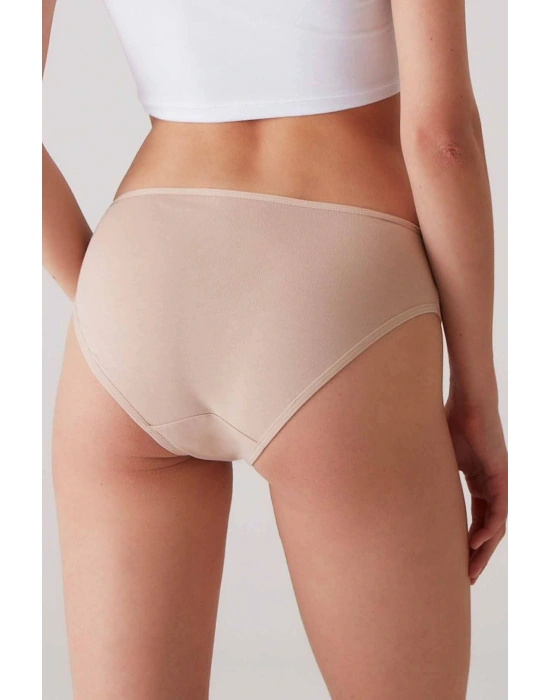 Kadın 5li Ekonomik Paket Ten 2957 No Show Classic Pamuklu Basic Külot