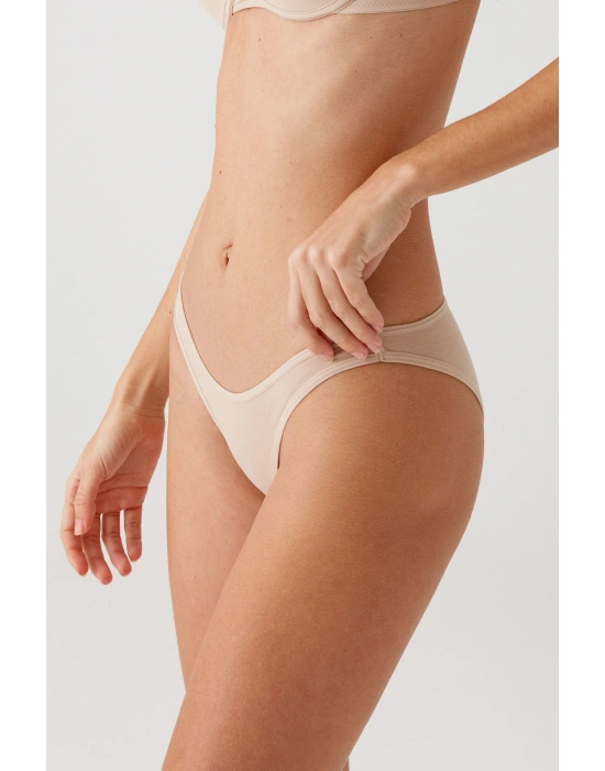 Kadın 5li Ekonomik Paket Ten 2055 Basic Brief Pamuklu Külot