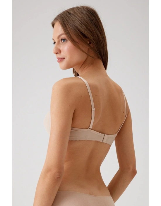 Kadın Ten 6005 Balenli Destekli Micro Sütyen