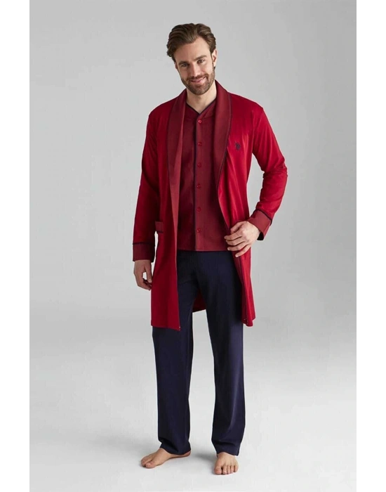 Erkek Bordo Set Takım