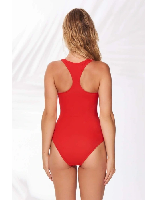 Kadın Kırmızı Yüzücü Mayo