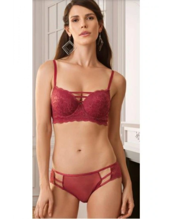 4750 Paris Balenli Boş Kap Sütyen Takımı