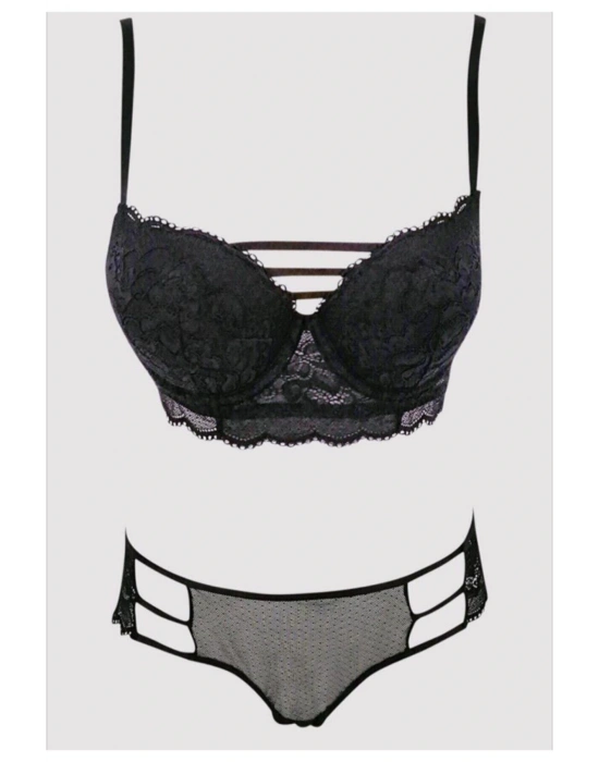 4750 Paris Balenli Boş Kap Sütyen Takımı