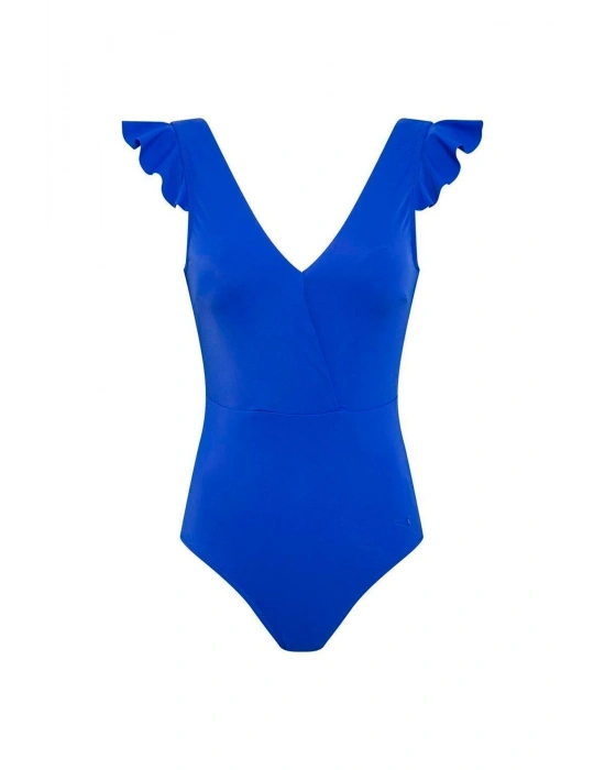 Kadın Saks Mavi Mayo