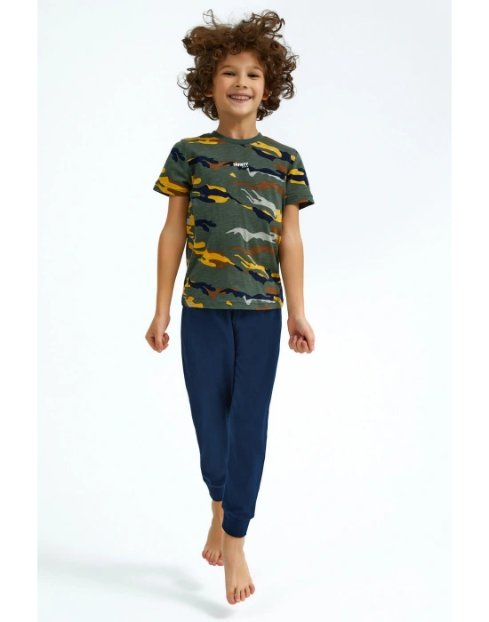 Rolypoly Infnty Haki Erkek Çocuk Pijama Takımı