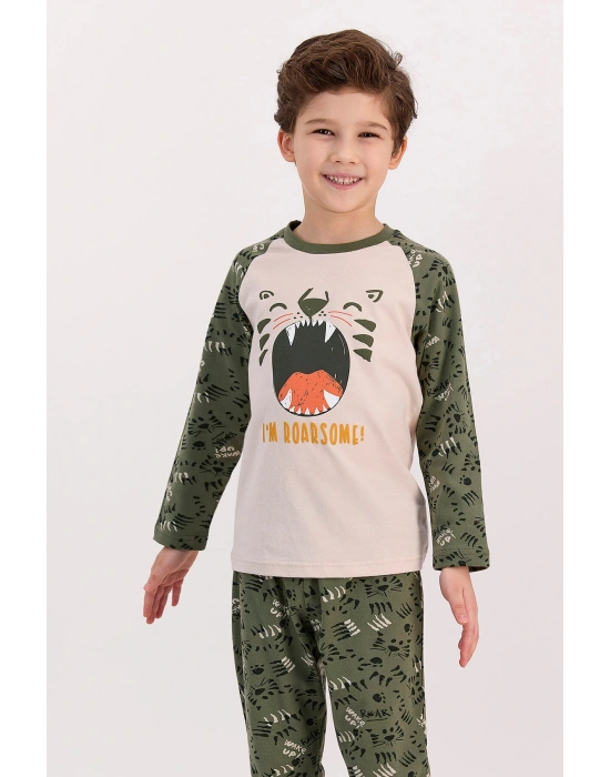 Rolypoly Im Roarsome Kum Beji Erkek Çocuk Pijama Takımı