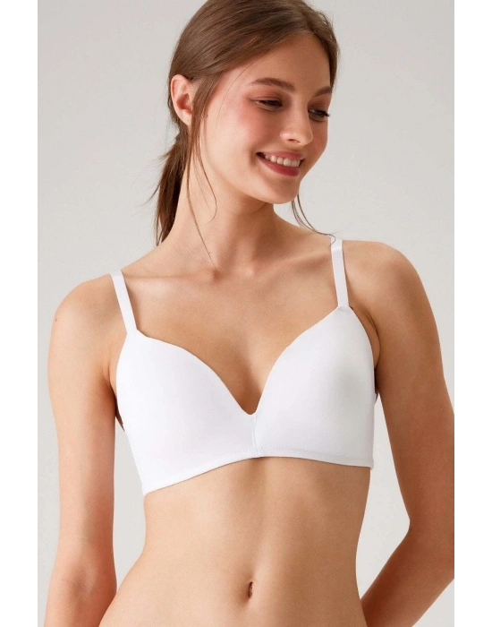 Beyaz 6110 Venedik Balensiz Desteksiz Micro Comfort Sütyen
