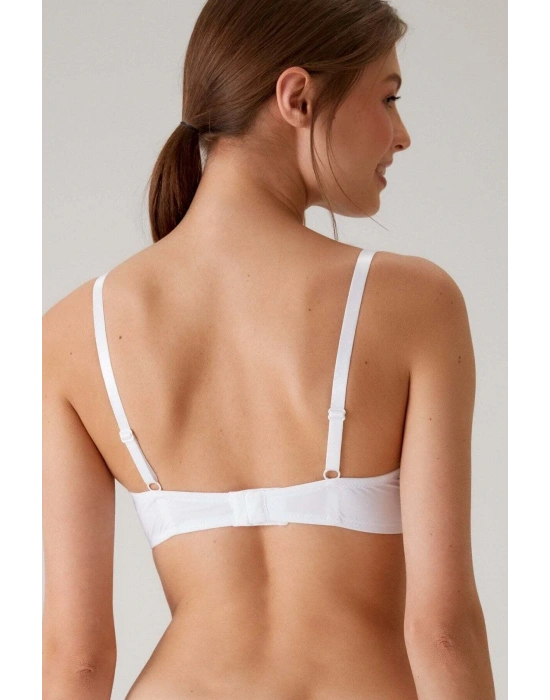 Beyaz 6110 Venedik Balensiz Desteksiz Micro Comfort Sütyen