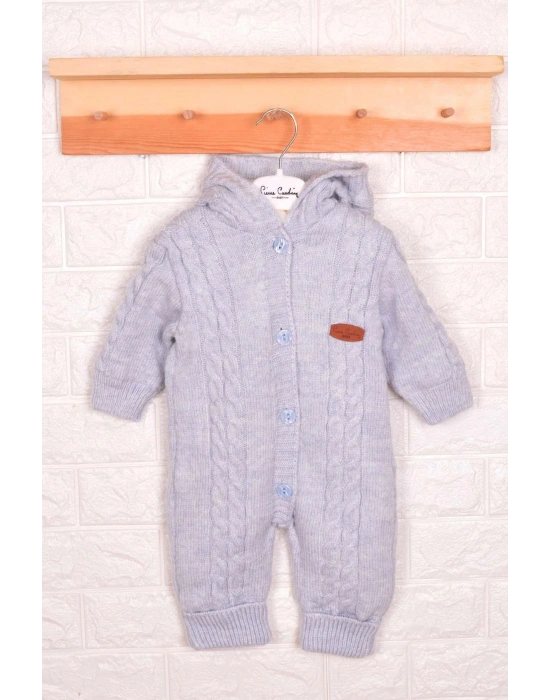 Içi Welsoftlu Triko Kışlık Bebek Tulum 302438