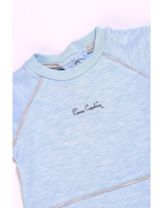 %100 Pamuk Erkek Bebek Çıtçıtlı Belden Lastikli Ikili Takım 302392