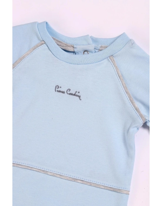 %100 Pamuk Erkek Bebek Çıtçıtlı Belden Lastikli Ikili Takım 302392