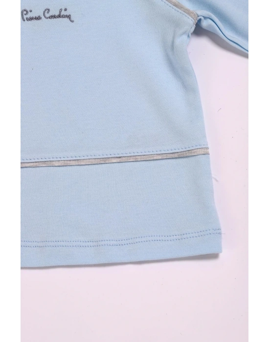 %100 Pamuk Erkek Bebek Çıtçıtlı Belden Lastikli Ikili Takım 302392