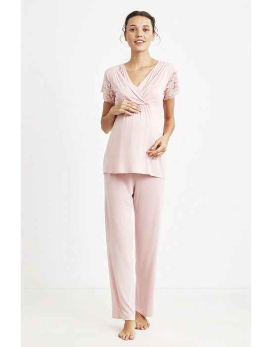 Yumuşak Dokulu Hamile Pijama Takımı