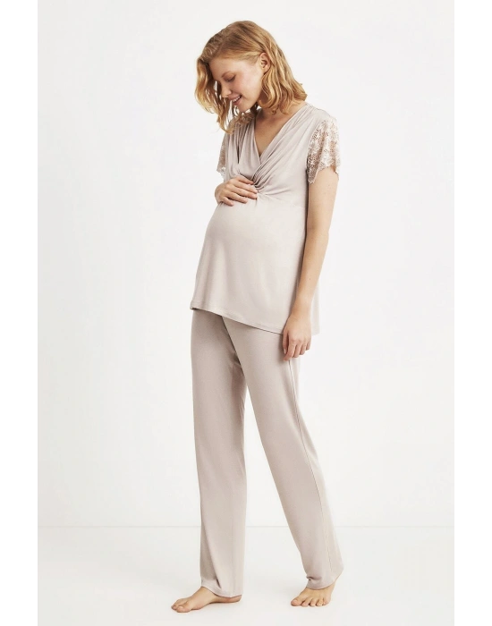 Yumuşak Dokulu Hamile Pijama Takımı