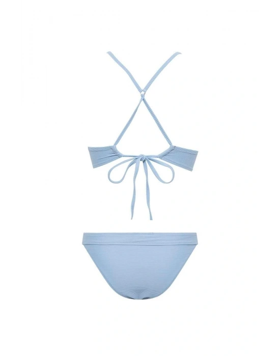 Kadın Mavi Bikini Takım