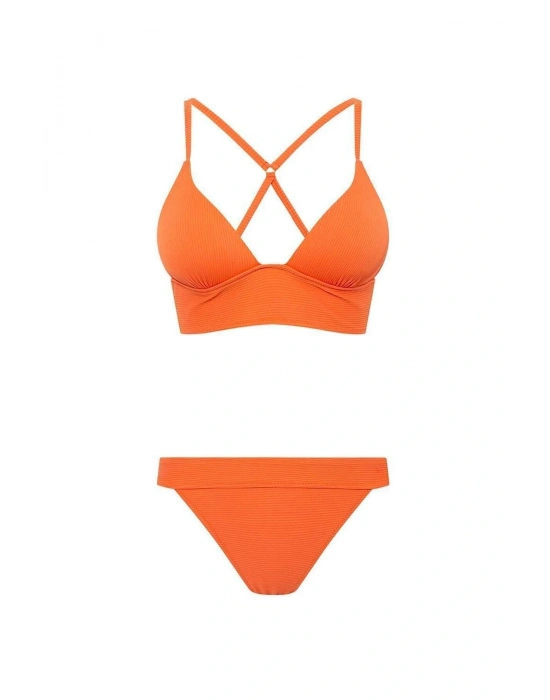 Kadın Kiremit Bikini Takım