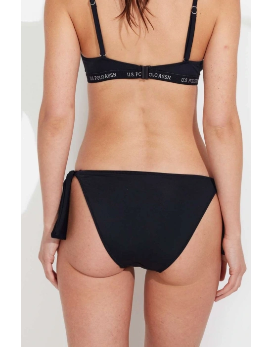 Kadın Siyah Kalın Ipli Bikini Alt