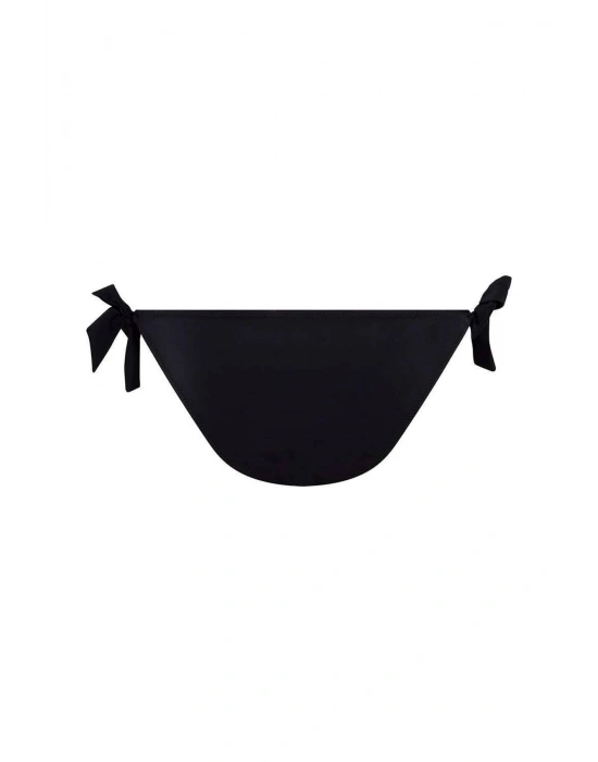 Kadın Siyah Kalın Ipli Bikini Alt