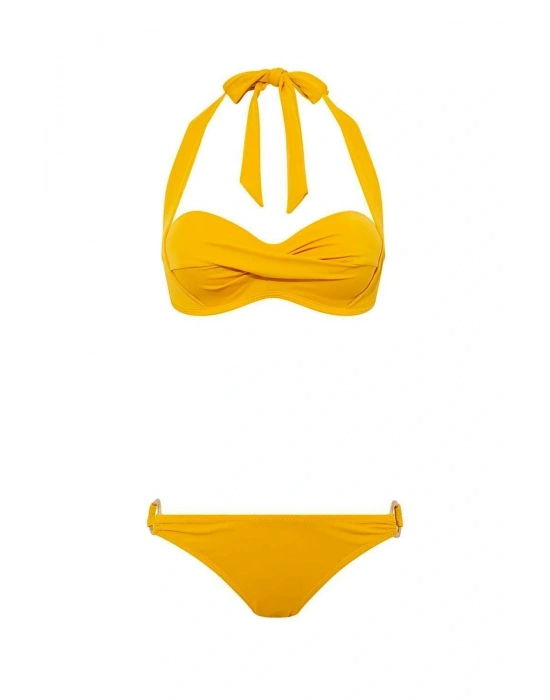 Kadın Hardal Bikini Takım