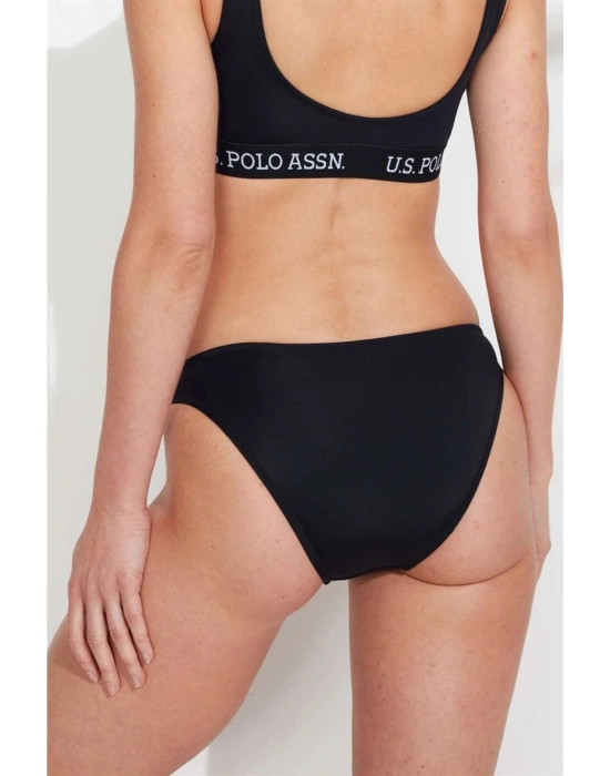 Kadın Siyah İnce Kenar Bikini Alt